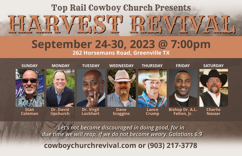 TRCC's Harvest Revival is Sept. 24-30